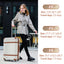 Hardshell Luggage Sets 3 Piece double spinner 8 wheels Suitcase with TSA Lock Lightweight 20''24''28'' White + ABS - Korvel