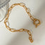 18K Gold-Plated Stainless Steel Chain Bracelet - Korvel