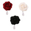 Flower pearl brooch female fashion camellia wedding dress decoration female jewelry - Korvel