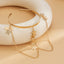 Ethnic style, personalized metal iron chain, arm chain, niche, simple, open-ended arm bracelet, arm ring, female - Korvel