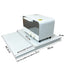 Premium Microwave Stand with Pull-Out Drawer - Space-Saving Organizer