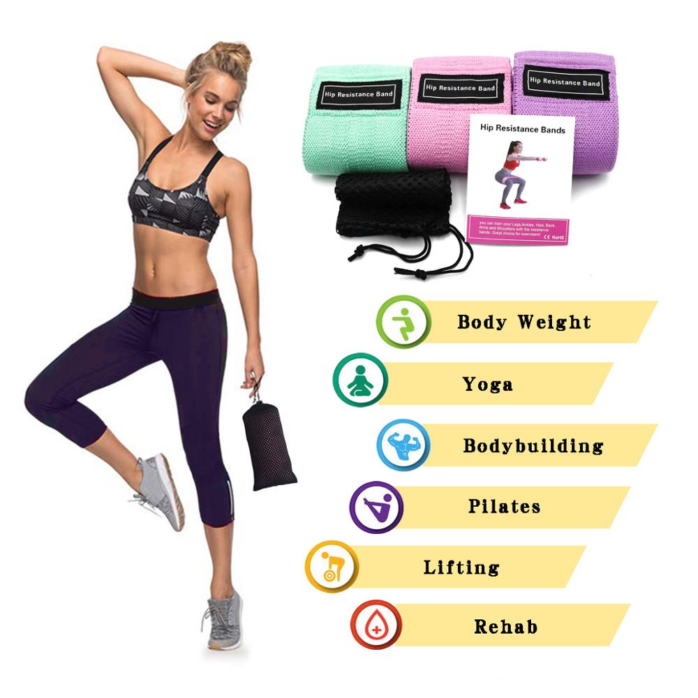 Ensemble de bandes de résistance premium de 3 pièces pour l'entraînement physique