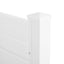 Premium Vinyl Privacy Fence Panels Kit - White