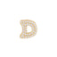 Pendentif Lettre en Or Élégant pour Bijoux DIY