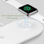Baseus 2 in 1 Wireless Charger Pad For Apple Watch iPhone X Xs Max XR Desktop Fast Wireless Charging Charger Born for Apple Fans - Korvel