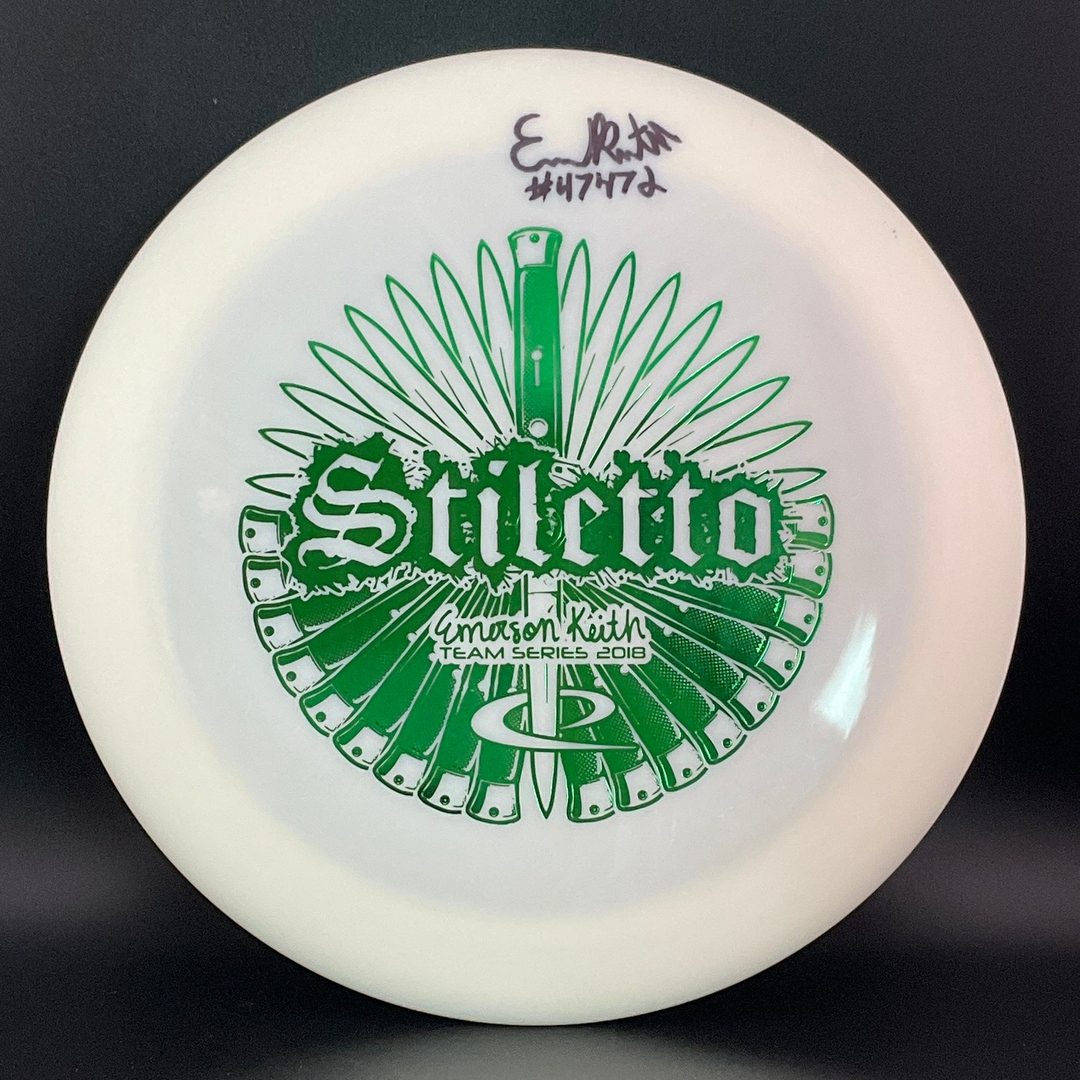 Gold Stiletto Signed - 2018 Emerson Keith Team Series