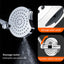 multi-function shower top spray rotating shower head four modes - Korvel