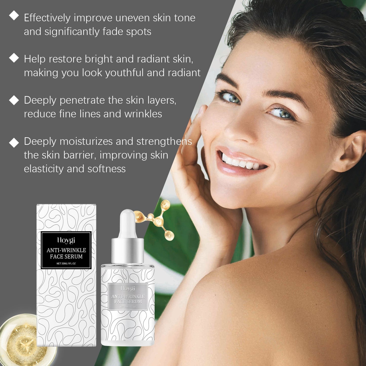 Sérum de soin facial premium pour une hydratation quotidienne