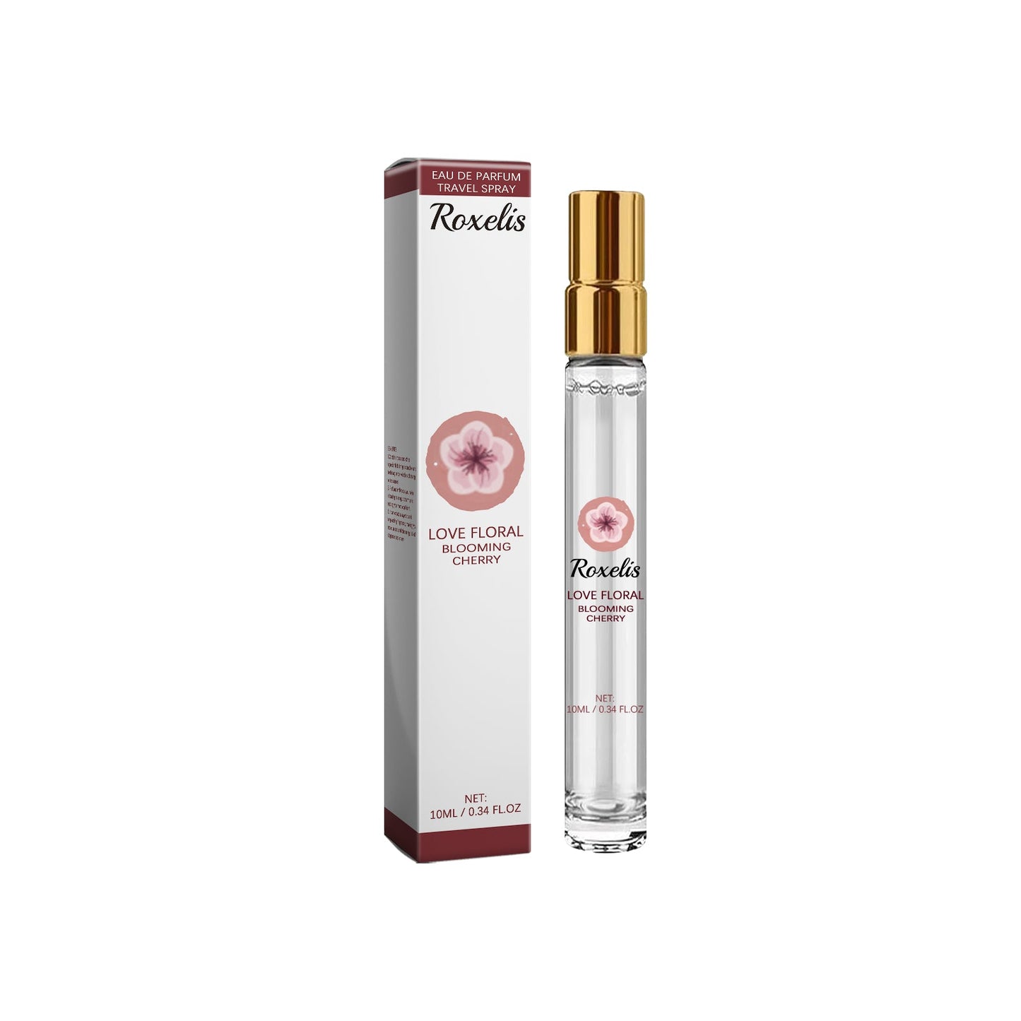 Eau De Parfum Travel Spray, Long-Lasting Light Fragrance Fresh Floral Rose Charm Jasmine Fragrance - Korvel
