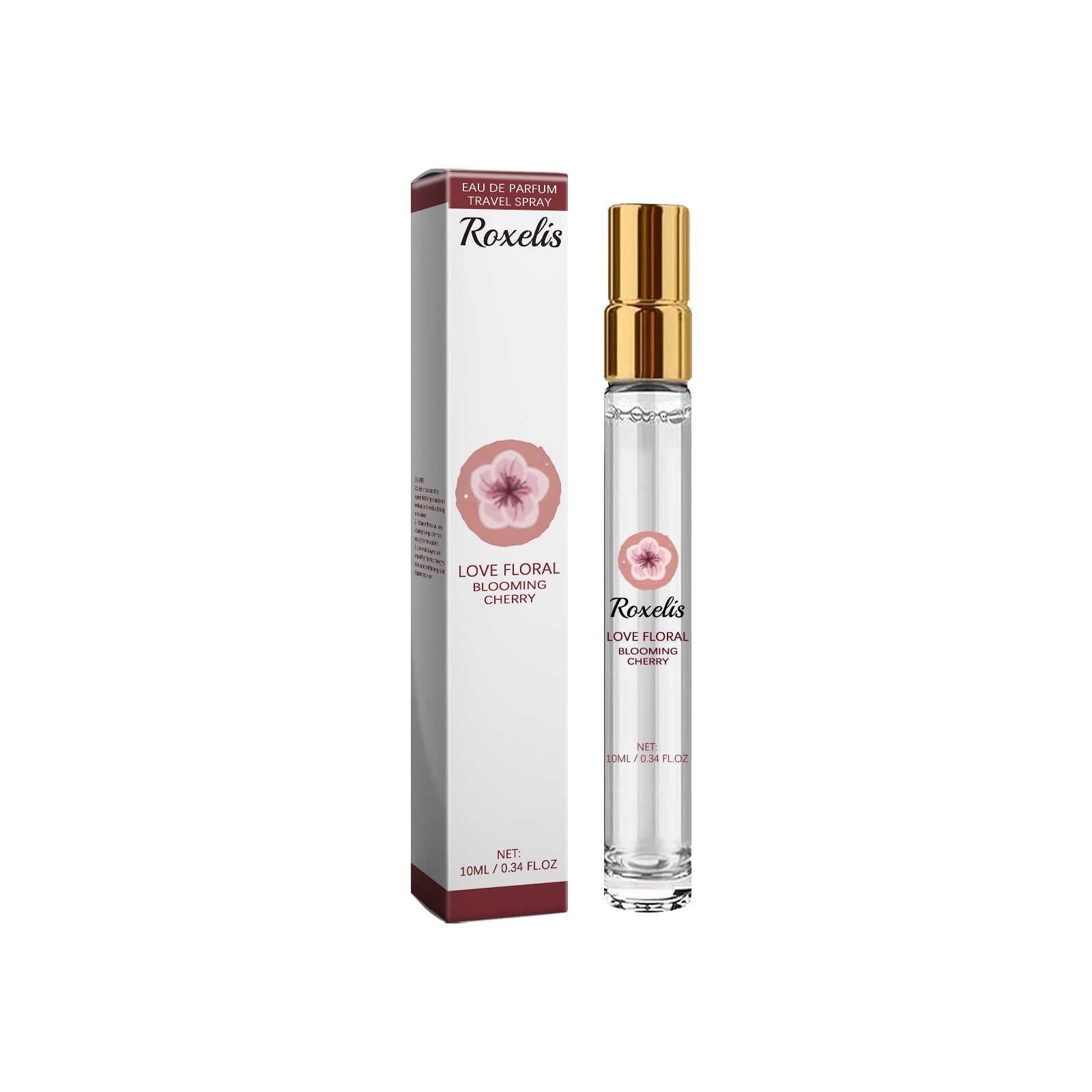 Eau De Parfum Travel Spray, Long-Lasting Light Fragrance Fresh Floral Rose Charm Jasmine Fragrance - Korvel