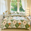 Cartoon Four-Piece Set Fresh Autumn and Winter Single Student Dormitory Bedding Sheet Three-Piece Set Single Quilt Cover - Korvel