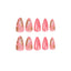 Manicure Wearable Nails Pink Nails Dot Ink Gold Foil Nail Art Stickers White Flower Nail Stickers Removable Nail - Korvel