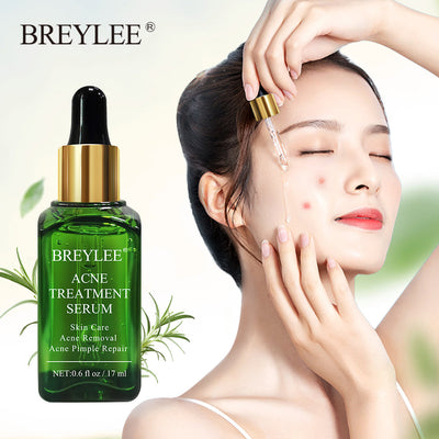 BREYLEE Acne Treatment Face Serum Mask Anti Acne Pimple Scar Remover Moisturizing Whitening Skin Care Facial Essence Cream 17ml - Korvel