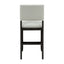 Conjunto de Comedor de Altura de Mostrador TREXM de 5 Piezas en Espresso y Beige