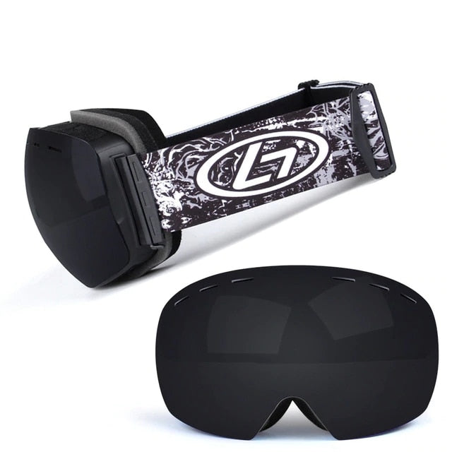 Lunettes de ski premium avec protection UV et caractéristiques anti-buée