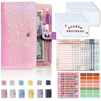 Full of Stars A6 Loose-Leaf Bookkeeping Notebook Creative Cash Budget Financial Planning Manual Account Book - Korvel