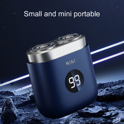 Small Steel Cannon Shaver Electric Men's Shaver Shaver Portable Beard Shaver Car USB - Korvel