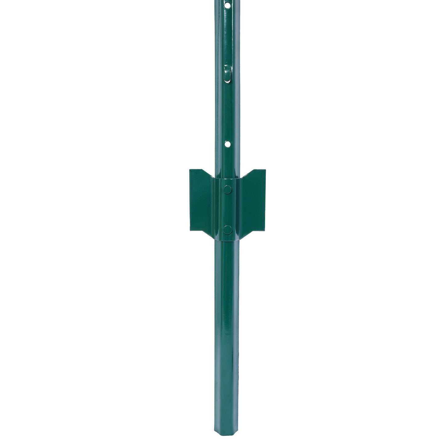Heavy-Duty Metal Fence Posts with U-Grooves - 5 Feet, 10 Pack