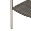 Cape Coral Outdoor Wicker Dining Chairs - 2-Pcs Set, Grey
