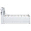 Cama Plataforma Elegante de Tamaño Twin con Almacenamiento y Cabecera LED