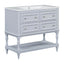 36" Blue Bathroom Vanity Cabinet with Sink Combo