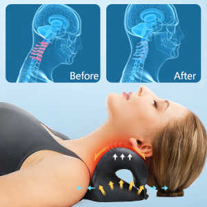 Heated Neck and Shoulder Relaxer with Graphene Heating Pad