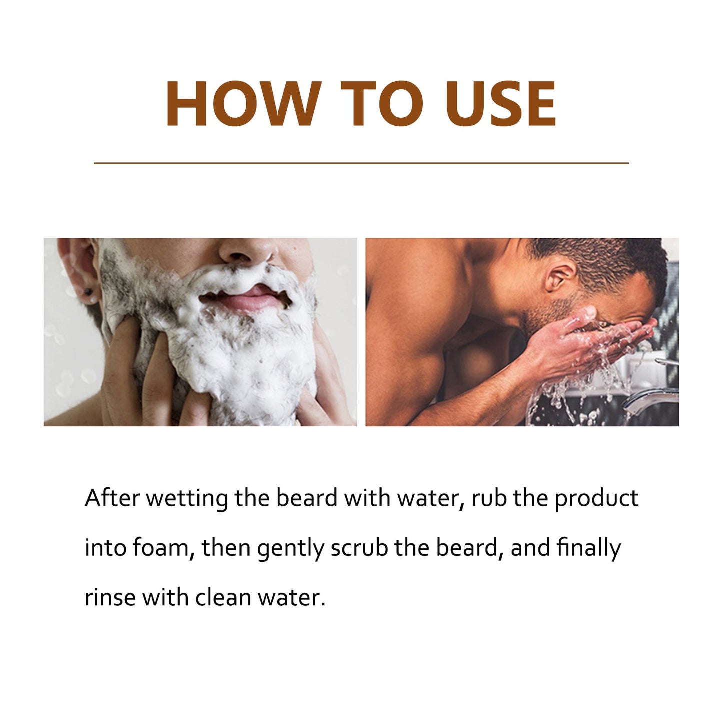 Polygonum Multiflorum Beard Soap for Gentle Cleansing