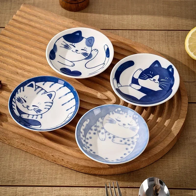 Charming Cartoon Ceramic Dipping Dish for All Ages