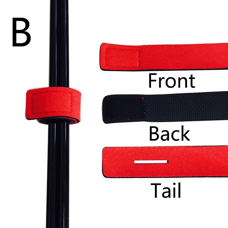 1 Pcs New Fishing Tools Rod Tie Strap Belt Tackle Elastic Wrap Band Pole Holder Accessories Diving Materials Non-slip Firm - Korvel
