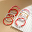 Colorful Bohemian Soft Ceramic Elastic LOVE Bead Bracelet
