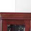 Elegant Corner Curio Cabinet with Adjustable Glass Shelves