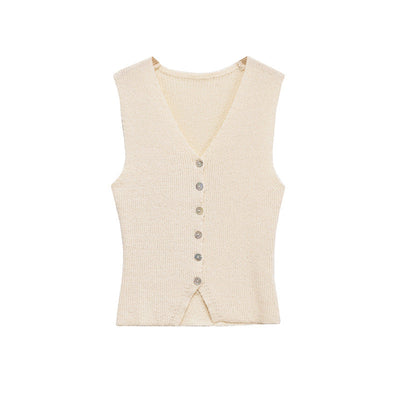 Unique Round Neck Solid Color Cardigan for Spring