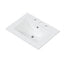 Meuble de salle de bain blanc de 24" avec lavabo et rangement