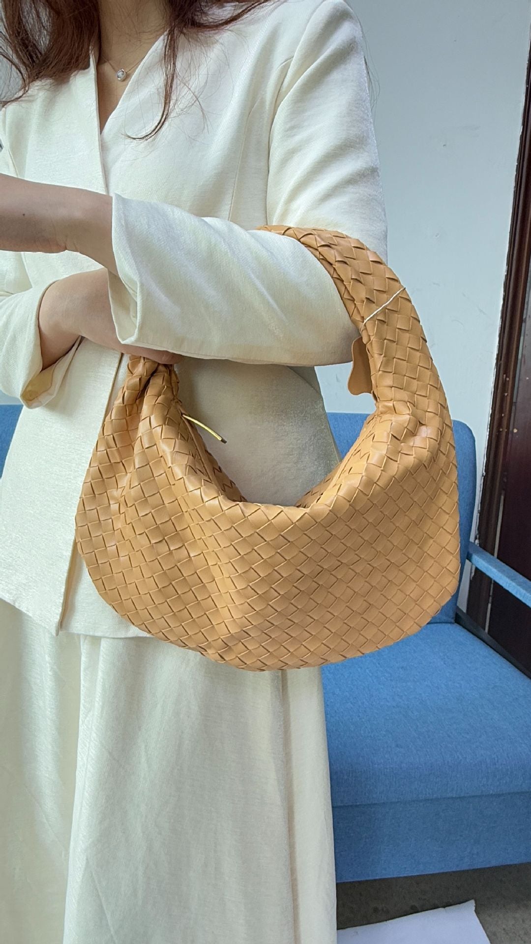 Premium Large Women's Woven Shopper Bag