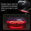 Bike Alarm Tail Light with Turn Signals Multifunctional Waterproof USB Rechargeable  Electric Bell Bicycle Lamp Bike Rear Light - Korvel