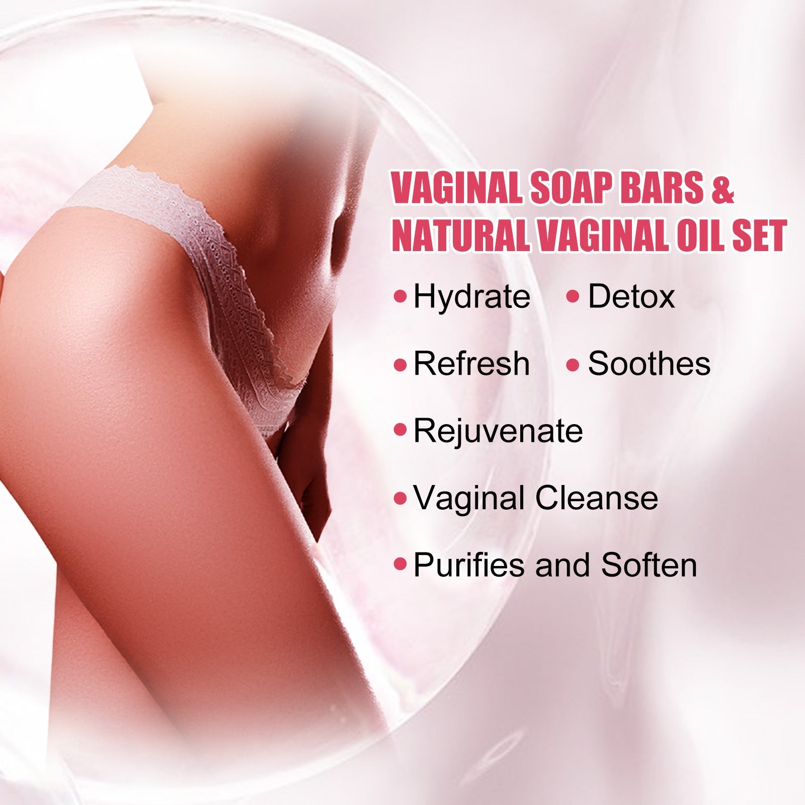 Women's Cleansing Treatment Essence Body Skin Cleansing Mild Bath Soap Treatment Essence - Korvel