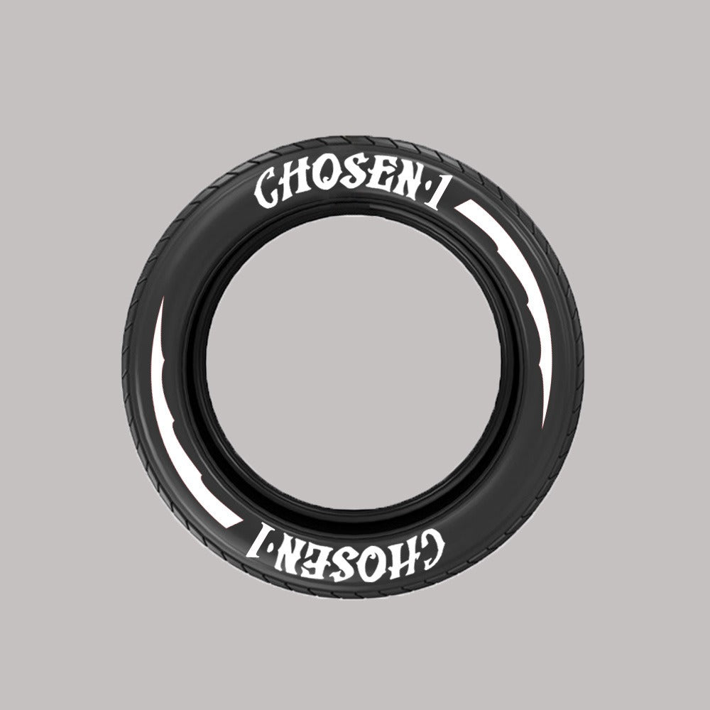 【 Transfer Film 】 Car Tire Stickers, Tire Letter Stickers, English Letter 3D Stereoscopic Stickers - Korvel