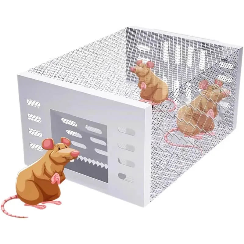 Automatic continuous cycle mouse trap Safe and efficient mousetrap for household use rat trap - Korvel