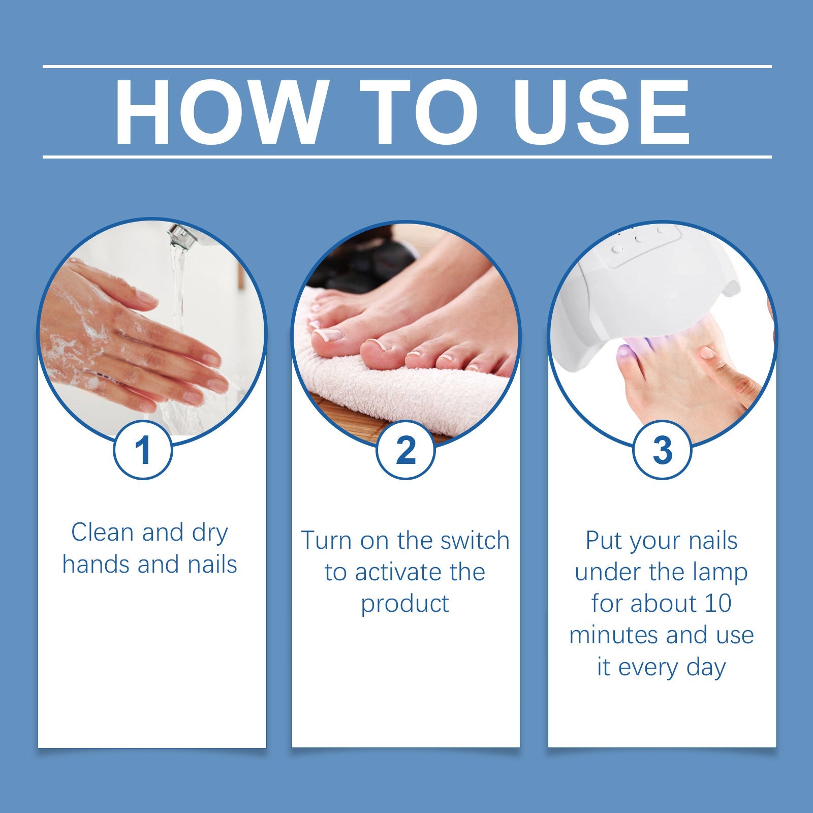 Eohoe Nail Care Instrument, Gentle Clean Nails Repair Hand, Foot And Finger Edge Rotten Nail Care Instrument - Korvel
