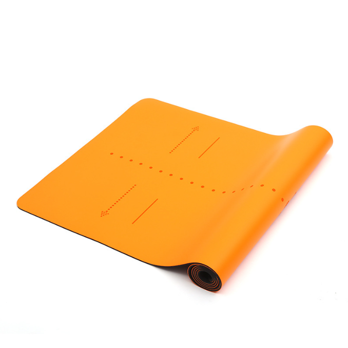 Natural rubber yoga mat PU professional non-slip yoga studio dedicated fitness mat male beginner yoga thickened - Korvel