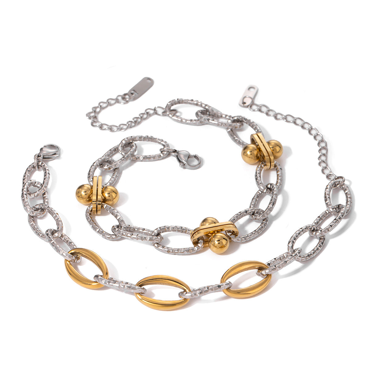 18K Gold-Plated Stainless Steel Bracelet - Korvel