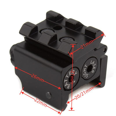 Compact Mini Red Laser Sight for 20mm Rails
