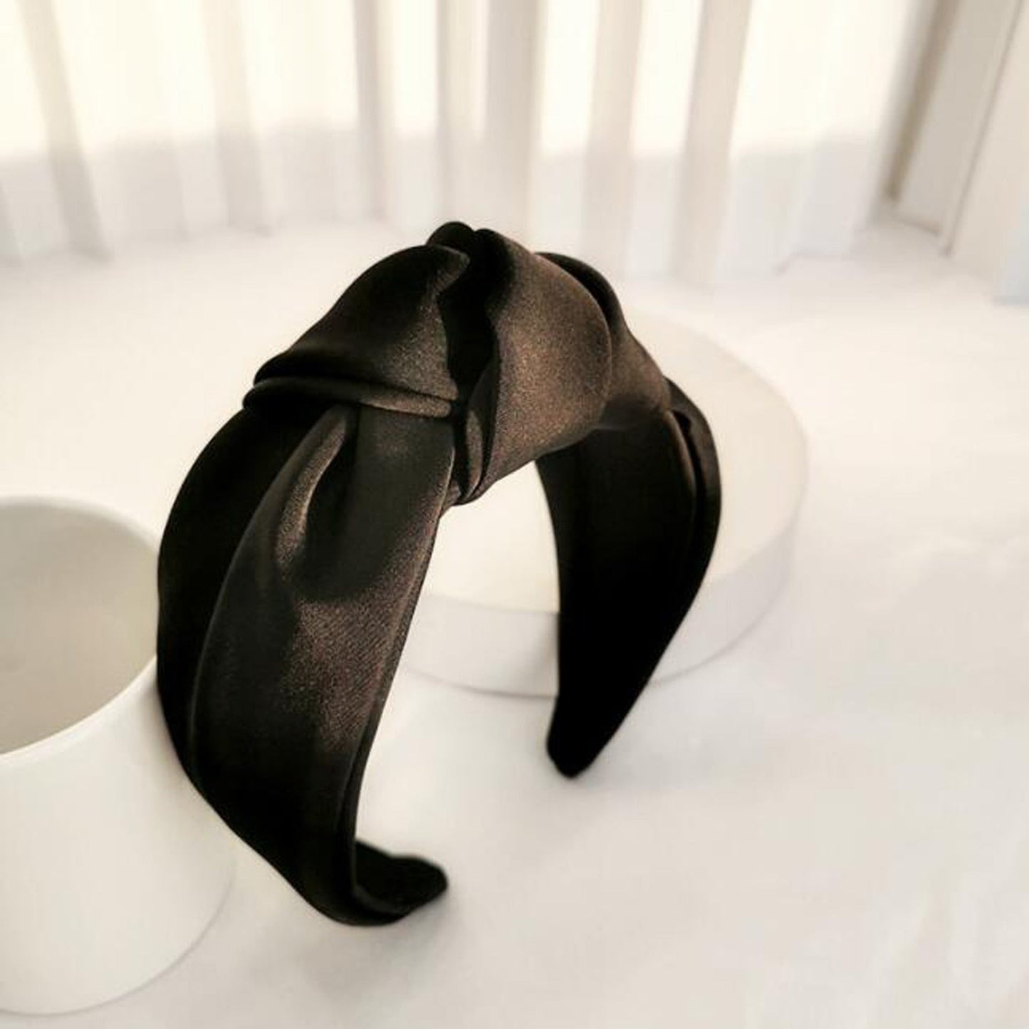 Premium Solid Color Wide Headband for Women