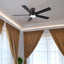 52" Low Profile Ceiling Fan with Lights - Korvel