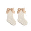 Chaussettes Bows en Coton Peigné Premium pour Filles