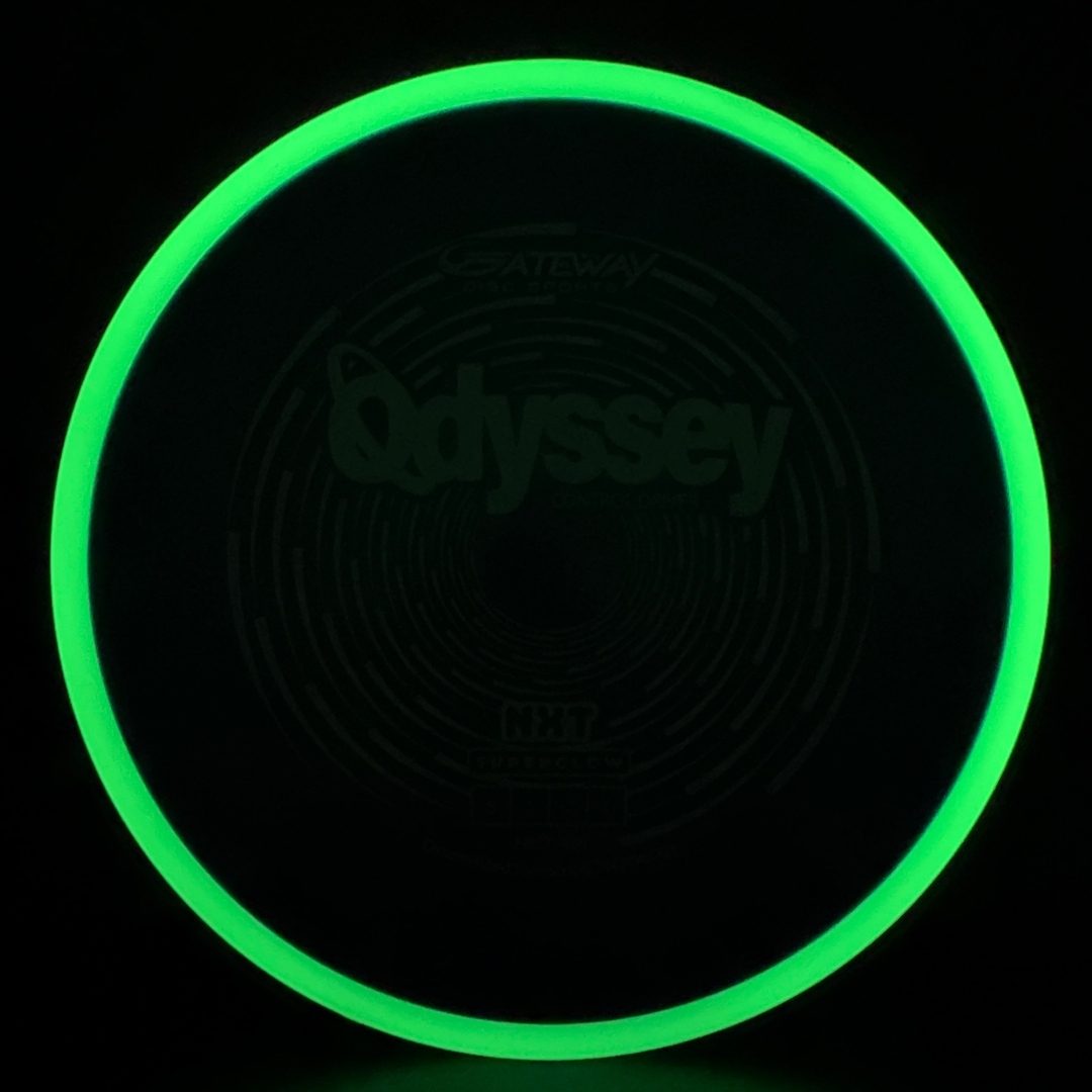 NXT Superglow Odyssey - First Run - Glow Rim Disc Golf Disc