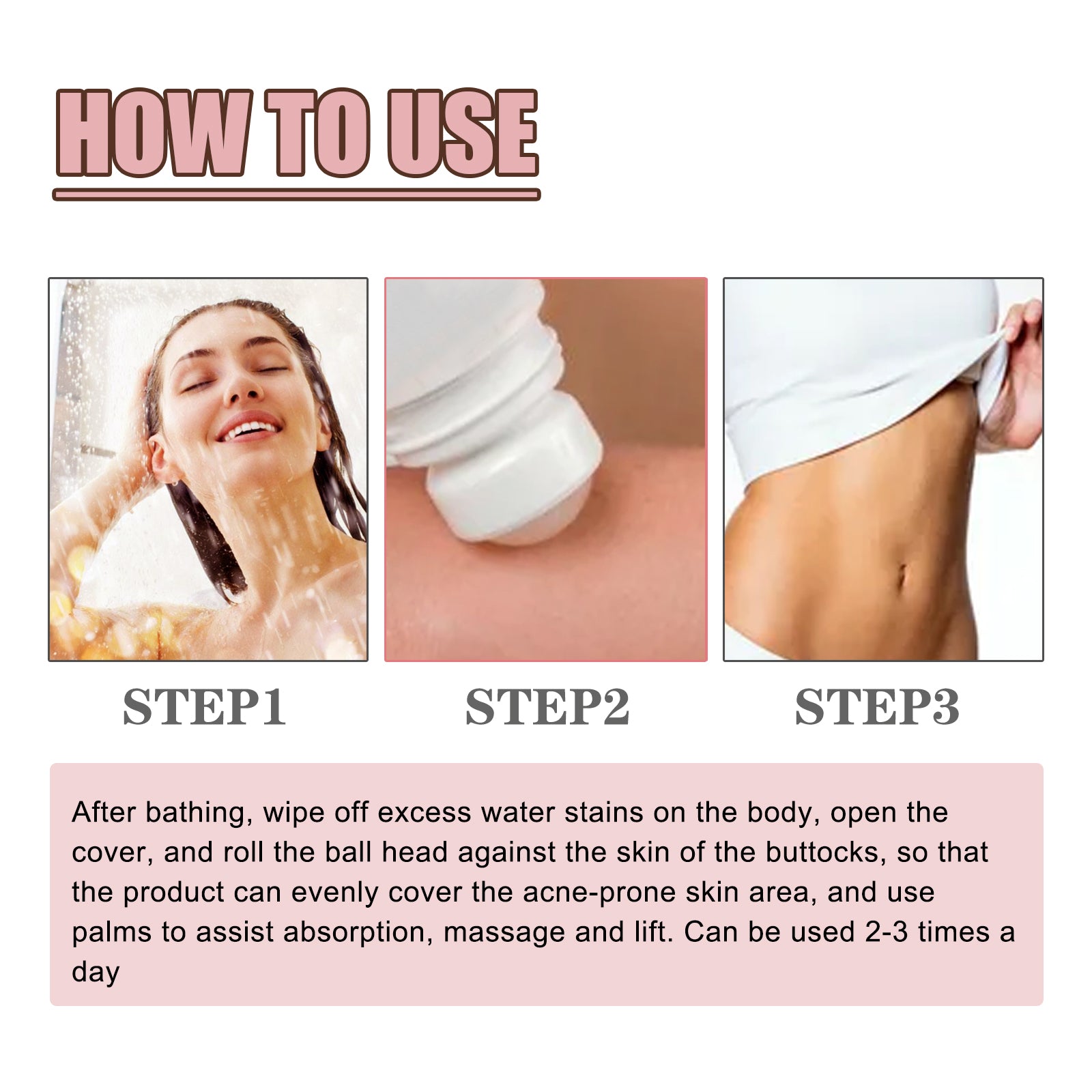 Acne Acne Ball, And Cleansing Skin Chest Back Acne Closing Skin Care - Korvel