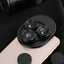 3 In 1 Mobile Phone Lens Set Professional Integral Turntable External Use Wide Angle + Fish Eye + Macro Camera Lens Set - Korvel