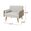 Elegant Beige Club Chair for Stylish Interiors