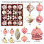 Christmas decoration 6cm electroplated ball plastic ball special-shaped painted Christmas ball gift Christmas tree pendant - Korvel